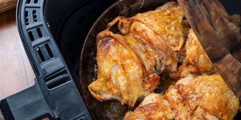 Fried chicken in air fryer