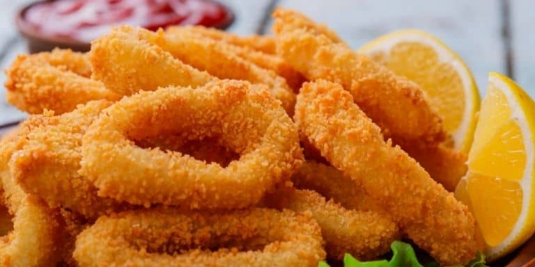 Fried squid rings