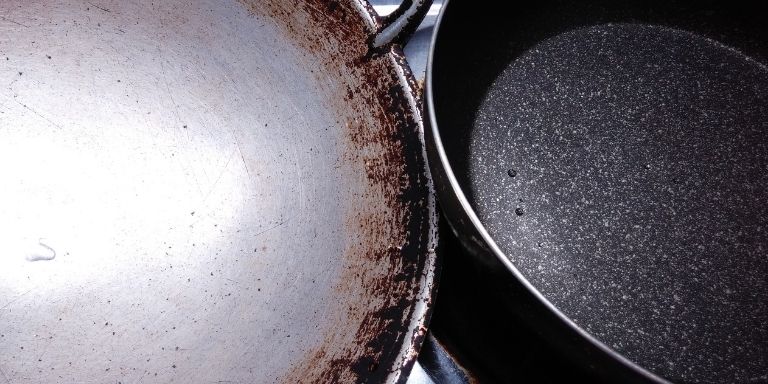 old fashioned wok pan vs Non-stick wok pan