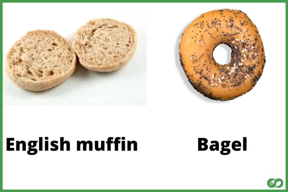 English muffin and bagel