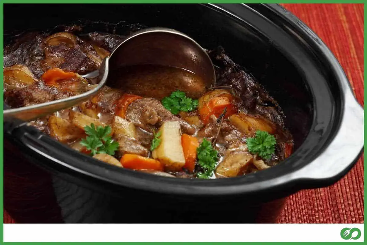 Irish stew in a slow cooker