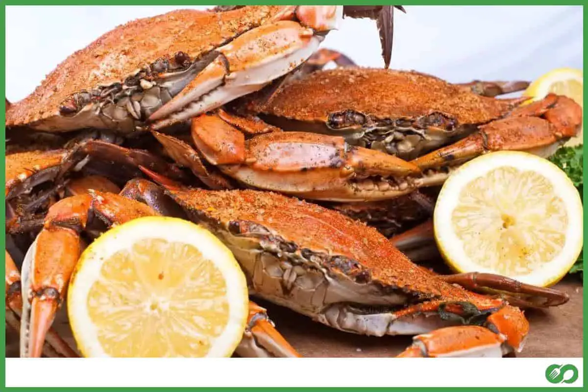 cooked crabs